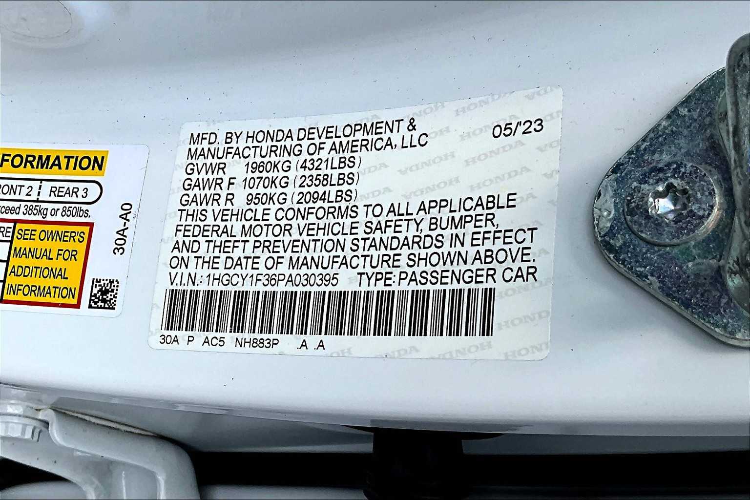 2023 Honda Accord EX - Photo 33