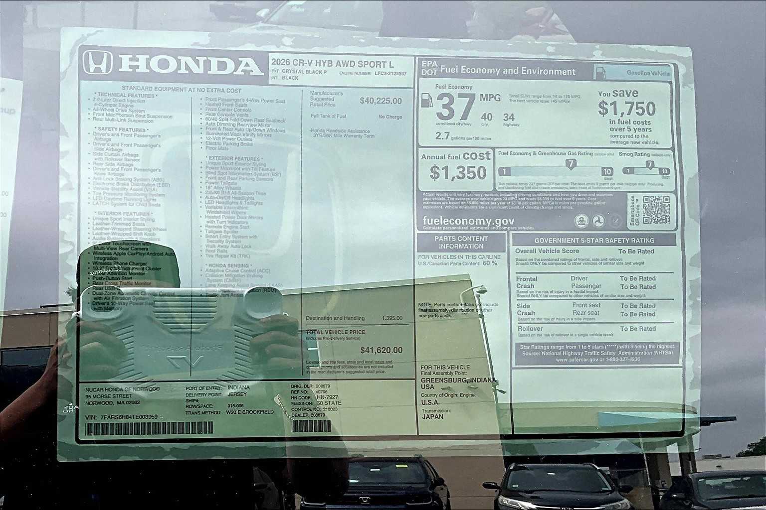 2026 Honda CR-V Hybrid Sport-L - Photo 18