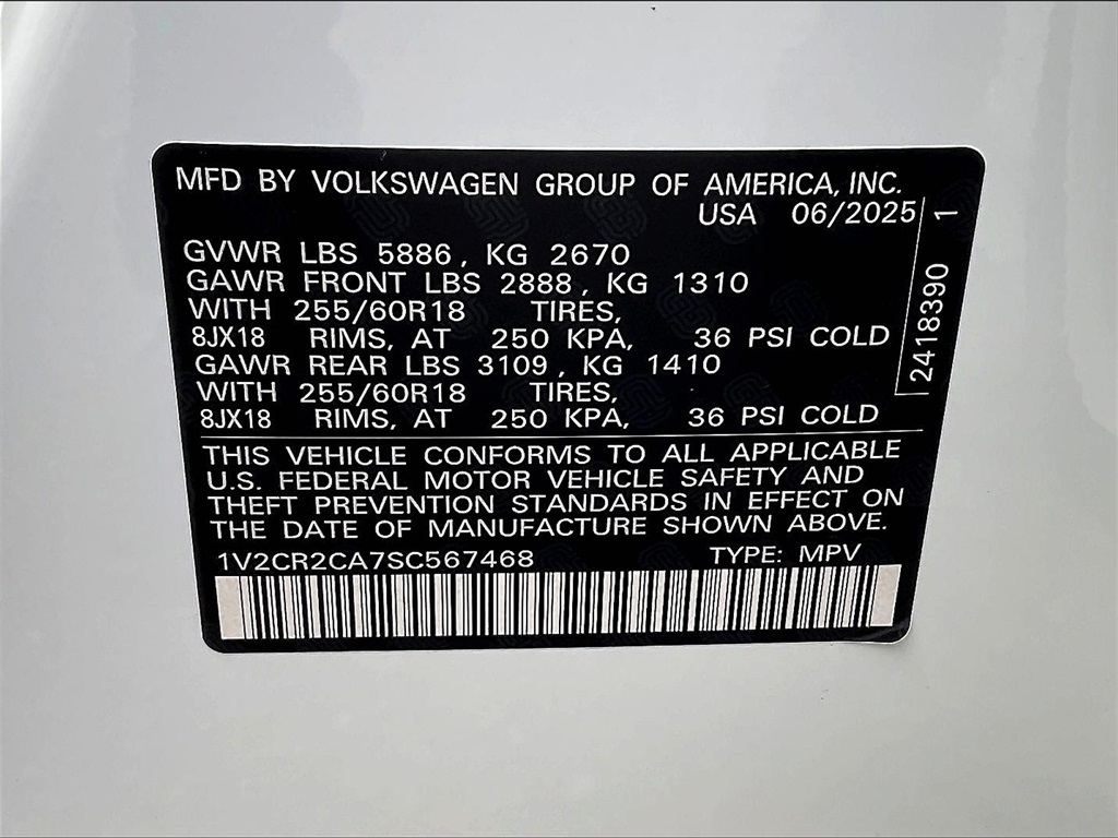 2025 Volkswagen Atlas 2.0T Peak Edition - Photo 16