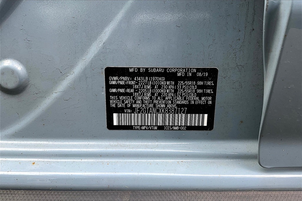 2019 Subaru Crosstrek 2.0i Limited - Photo 6