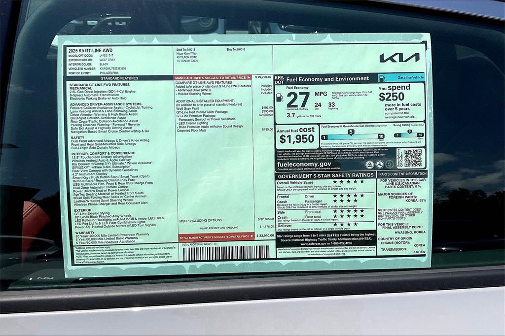2025 Kia K5 GT-Line - Photo 17