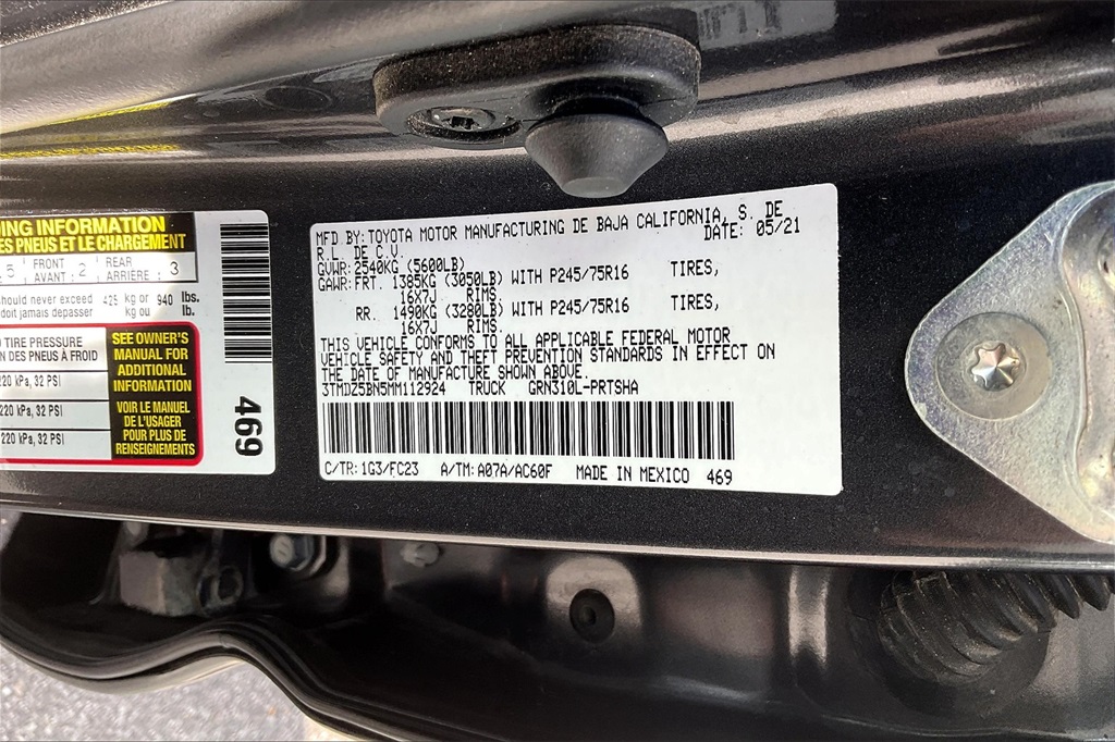 2021 Toyota Tacoma SR5 - Photo 32