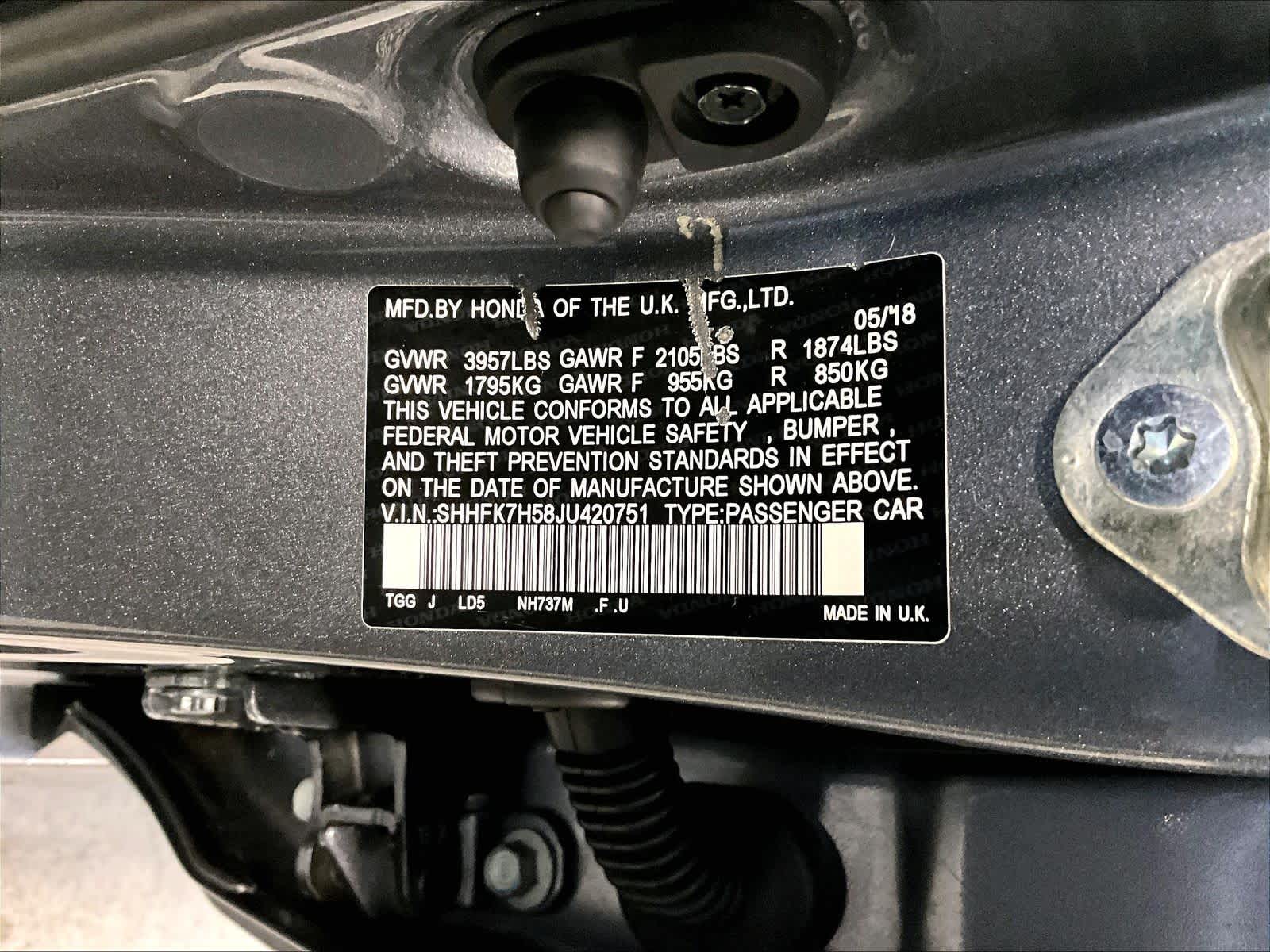 2018 Honda Civic Hatchback EX - Photo 36