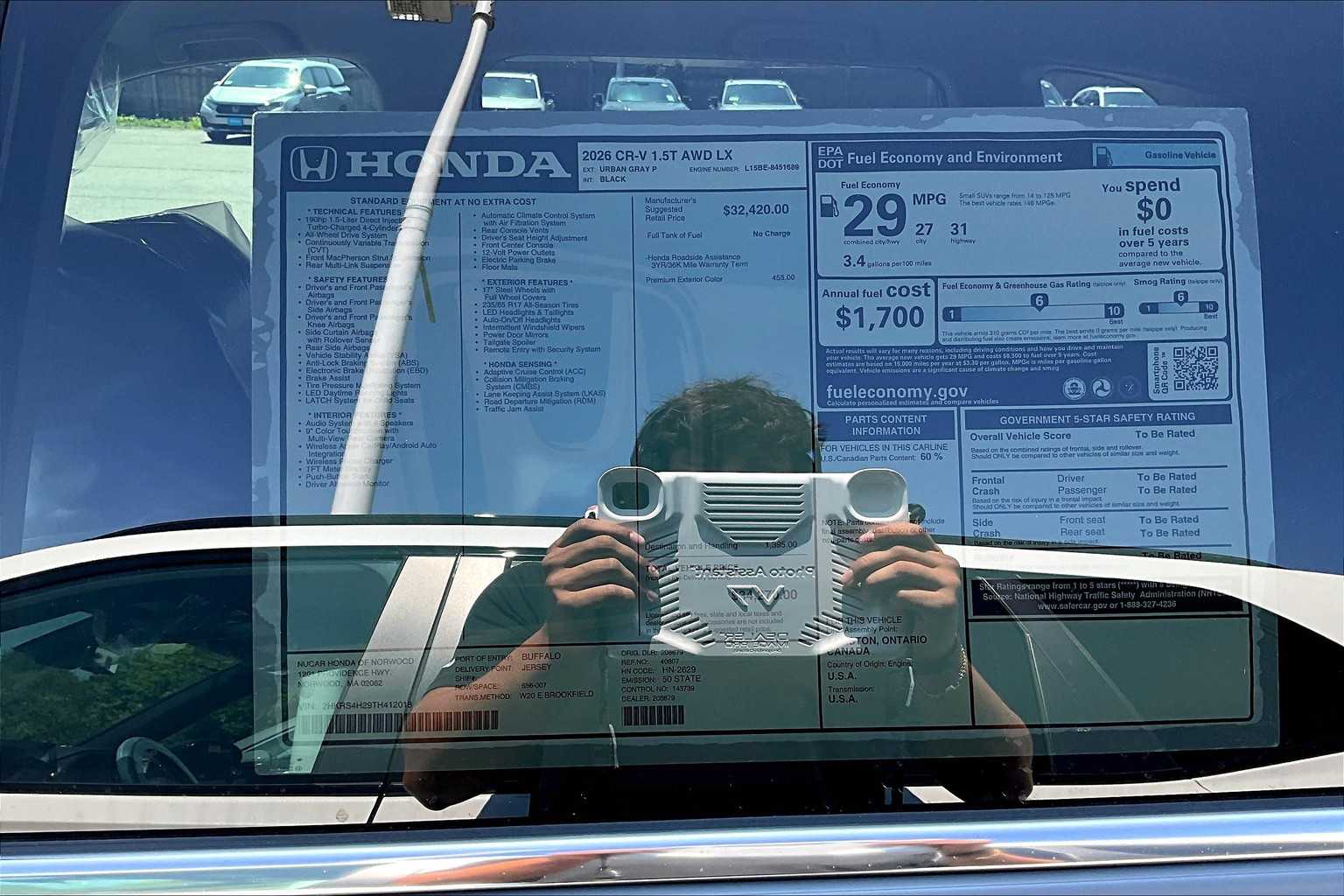2026 Honda CR-V LX - Photo 17