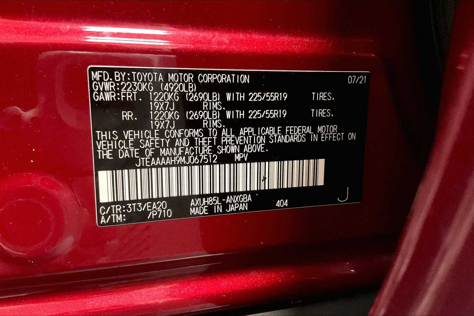 2021 Toyota Venza XLE - Photo 34