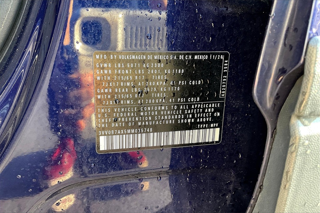 2021 Volkswagen Tiguan 2.0T S - Photo 31