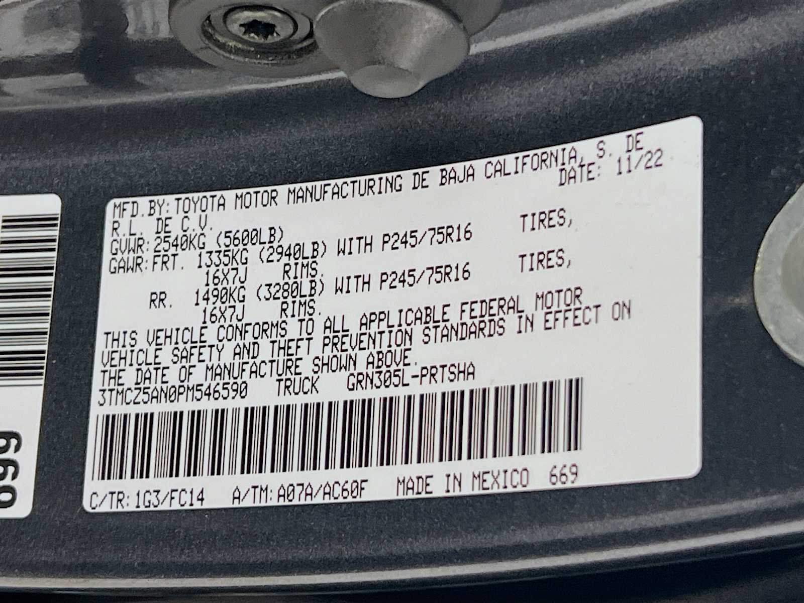 2023 Toyota Tacoma SR5 - Photo 30