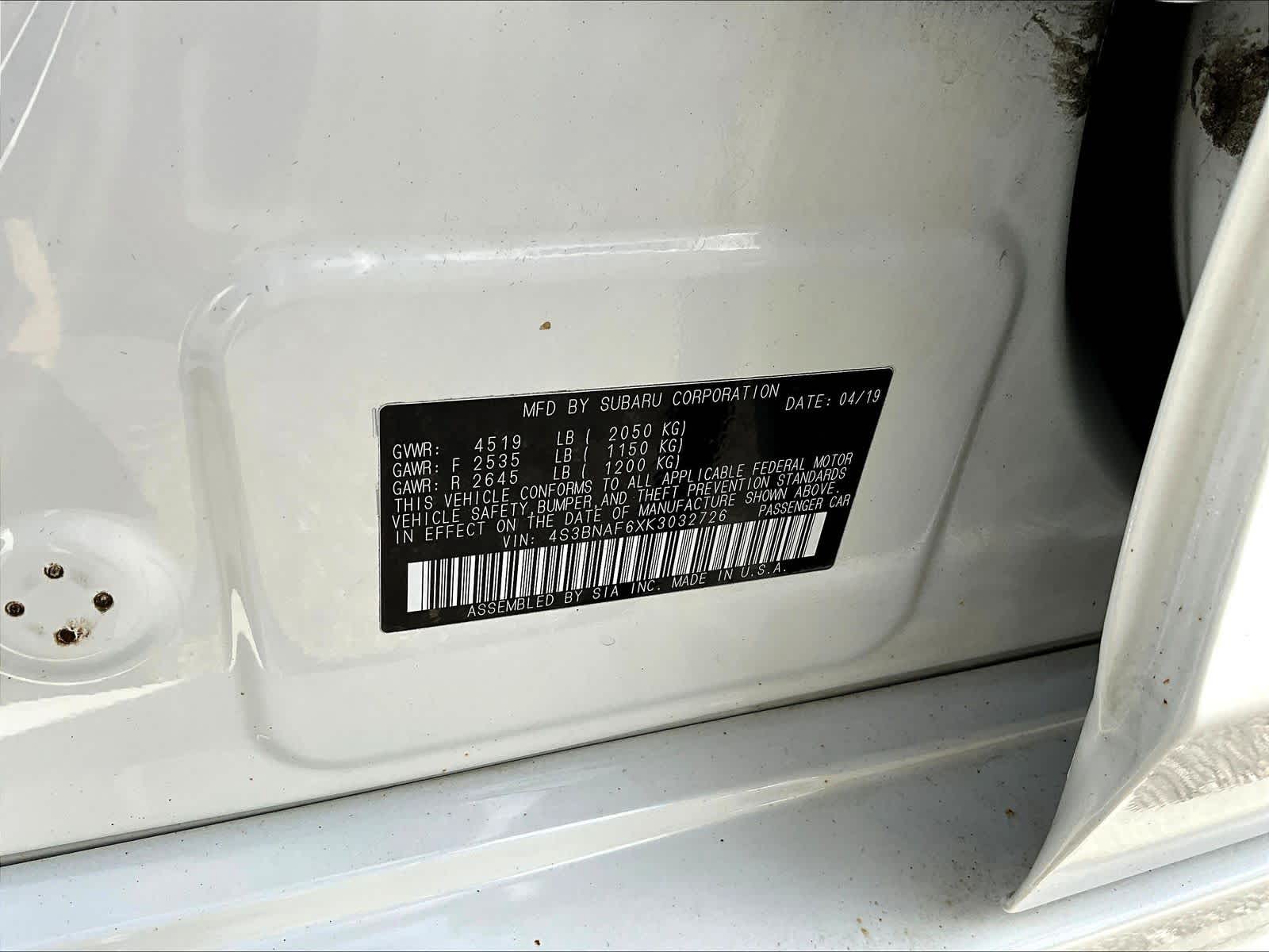 2019 Subaru Legacy Premium - Photo 36