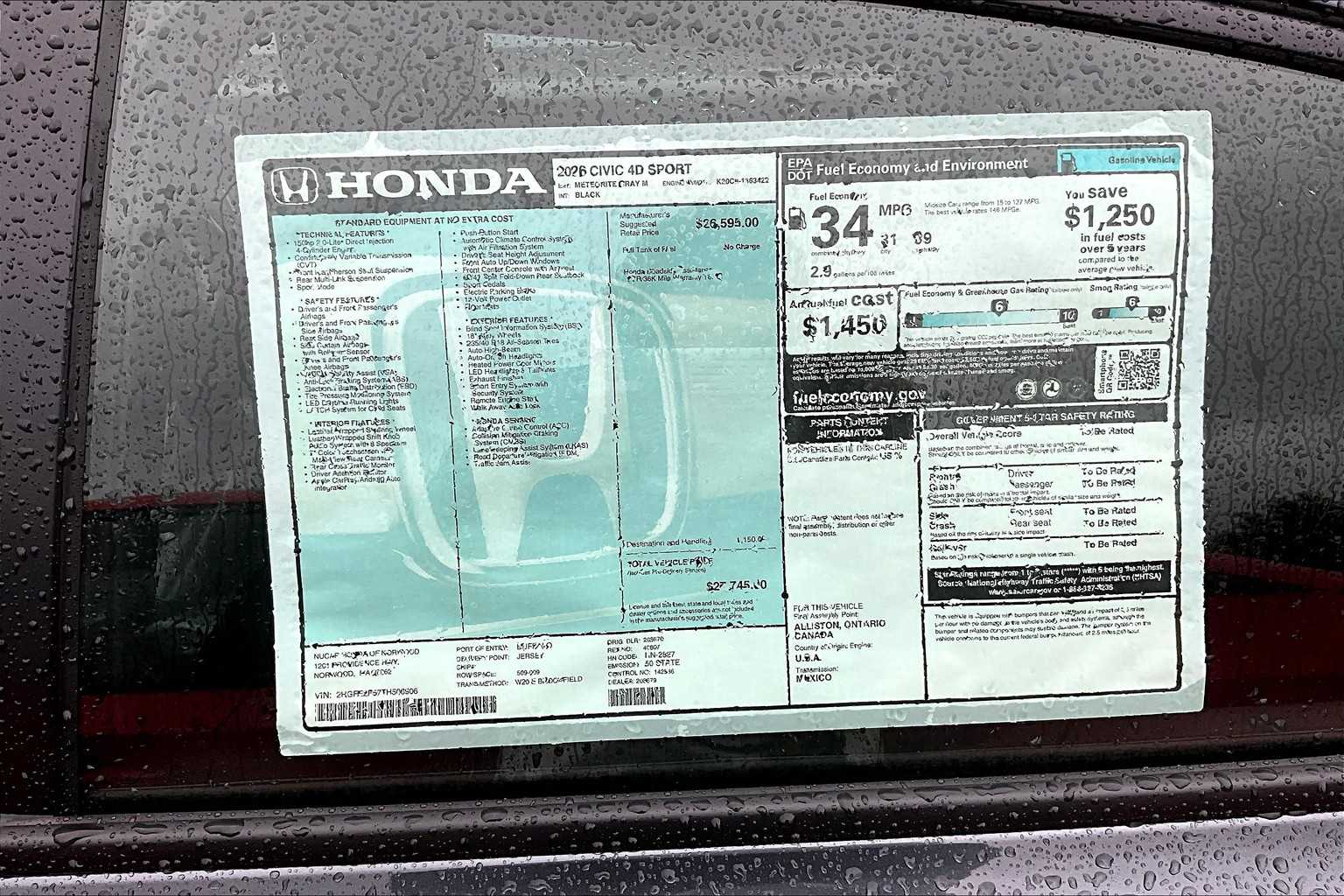2026 Honda Civic Sport - Photo 17