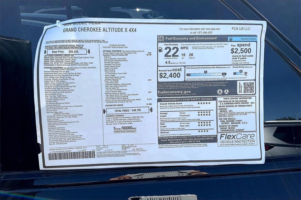 2025 Jeep Grand Cherokee Altitude X - Photo 17