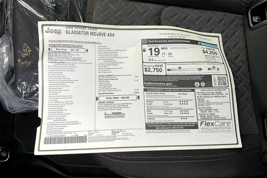 2025 Jeep Gladiator Mojave - Photo 16