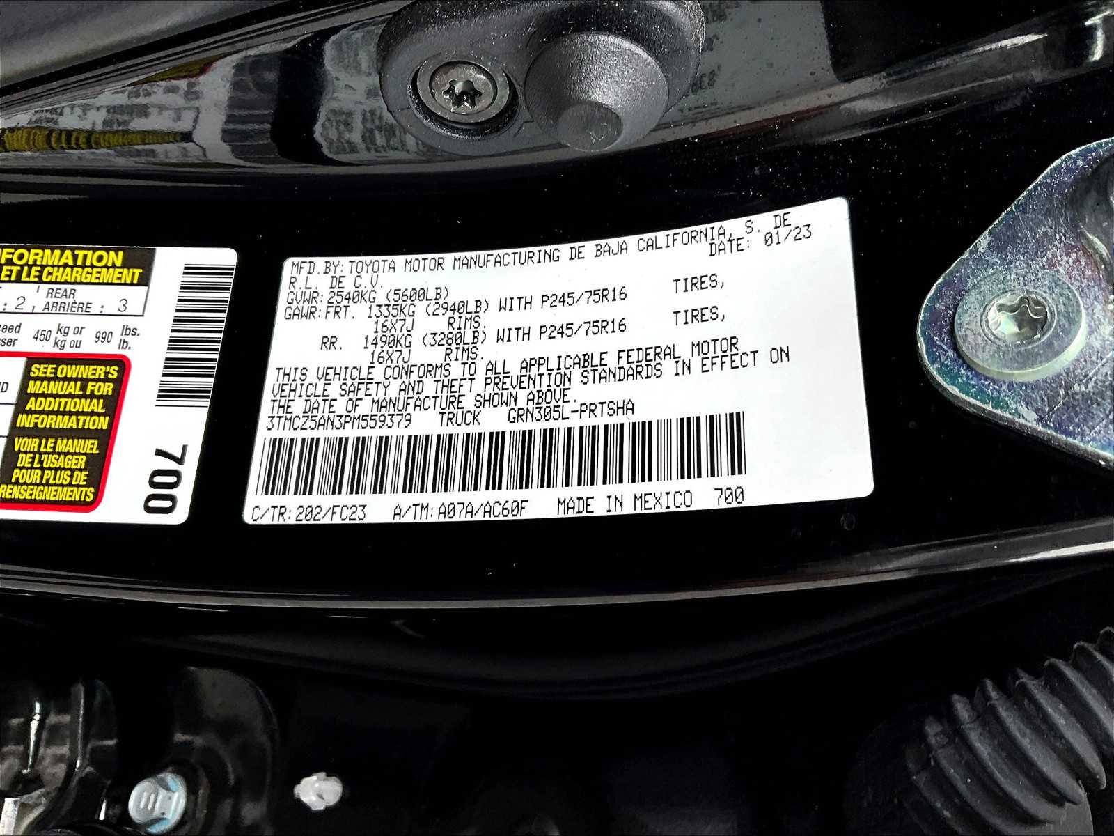 2023 Toyota Tacoma SR5 - Photo 36