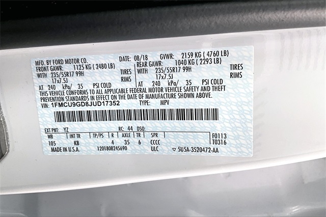 2018 Ford Escape SE - Photo 9