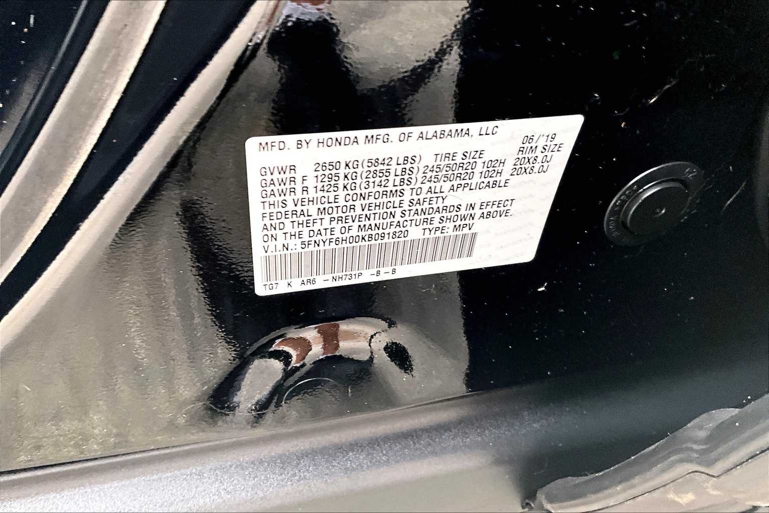 2019 Honda Pilot Elite - Photo 34