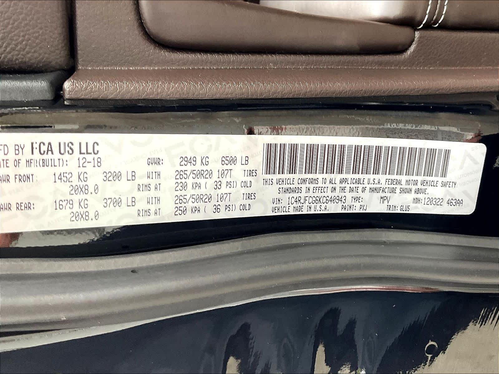 2019 Jeep Grand Cherokee Overland - Photo 34