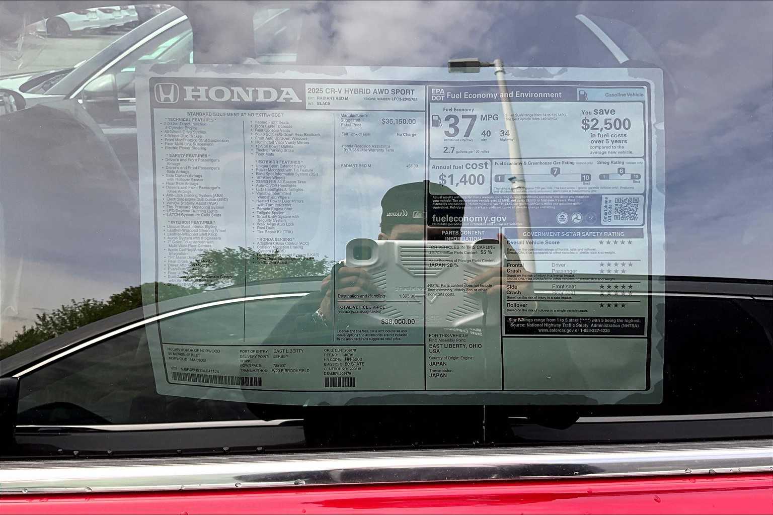2025 Honda CR-V Hybrid Sport - Photo 17