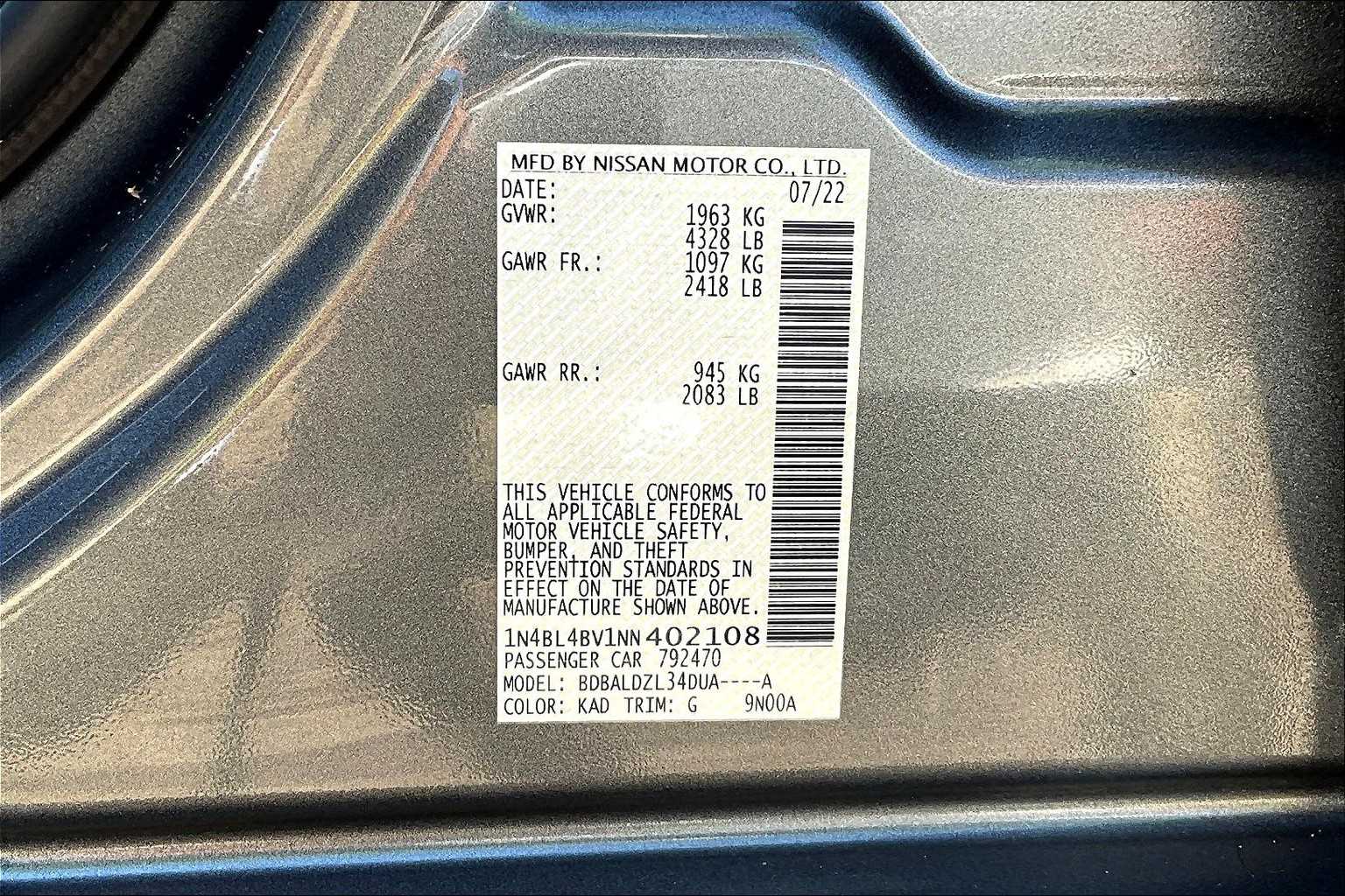 2022 Nissan Altima 2.5 S - Photo 33