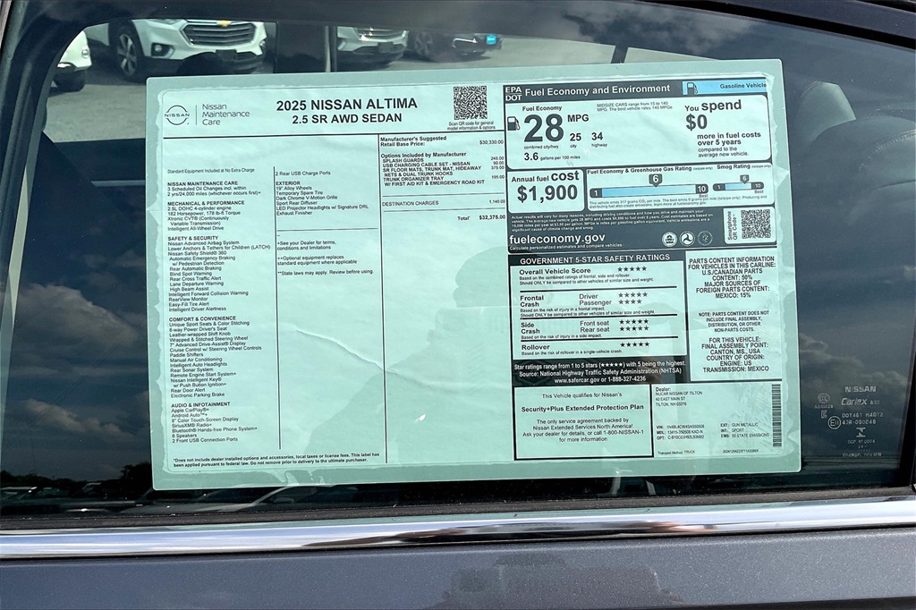 2025 Nissan Altima 2.5 SR - Photo 17