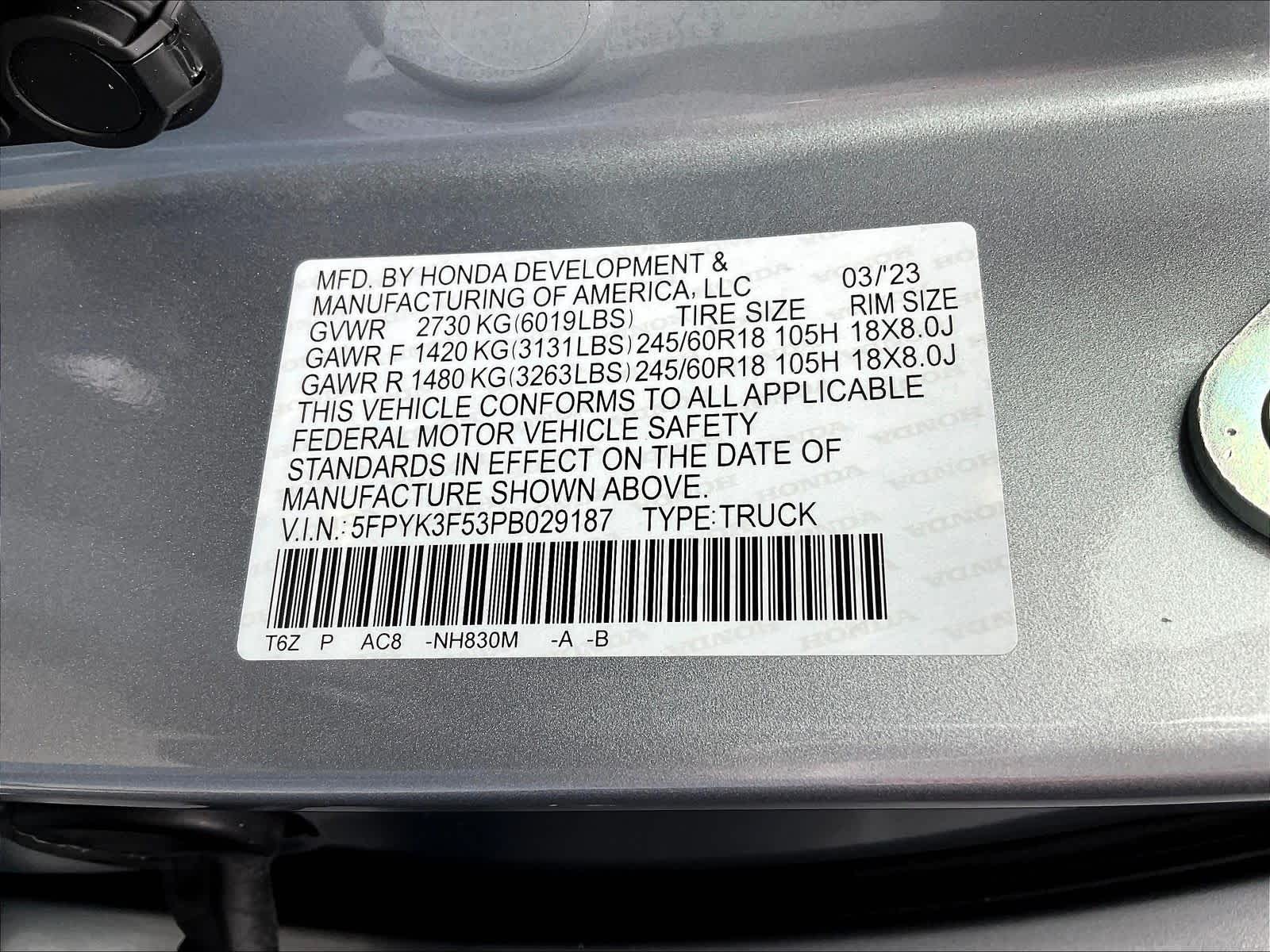 2023 Honda Ridgeline RTL - Photo 37