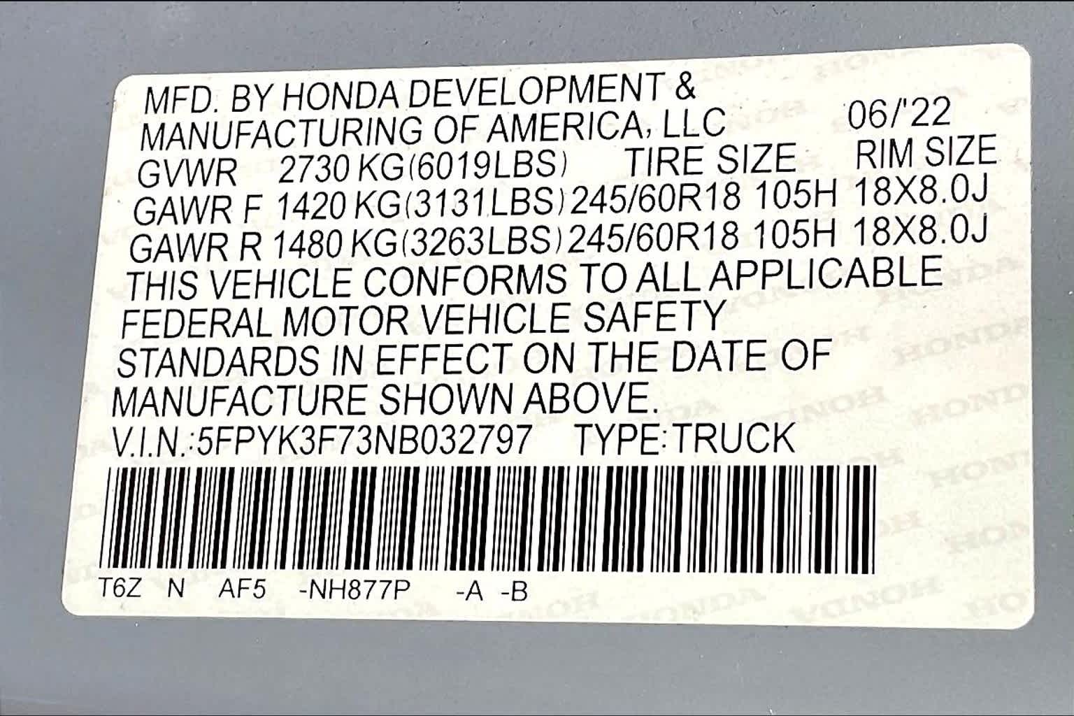 2022 Honda Ridgeline RTL-E - Photo 34