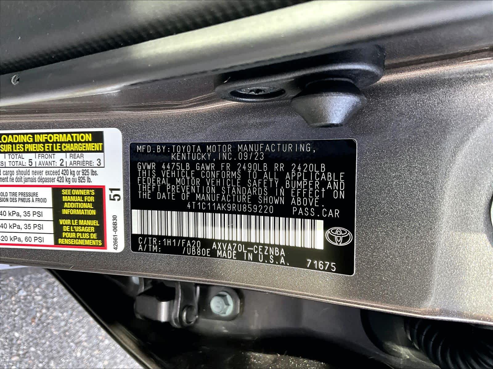 2024 Toyota Camry LE - Photo 35