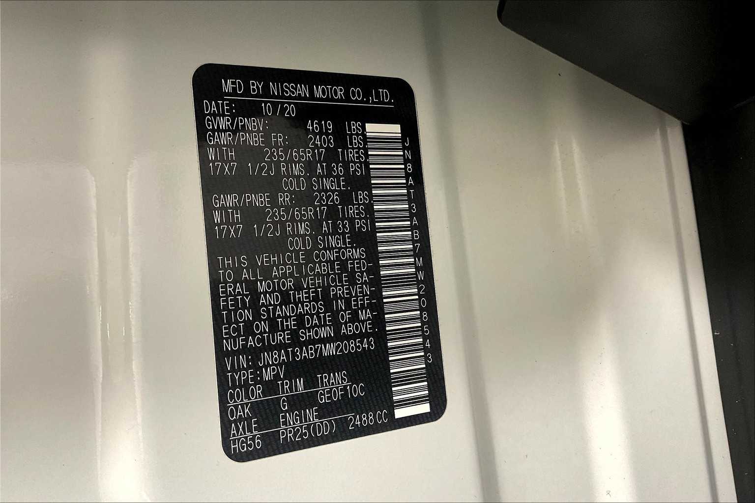 2021 Nissan Rogue S - Photo 36