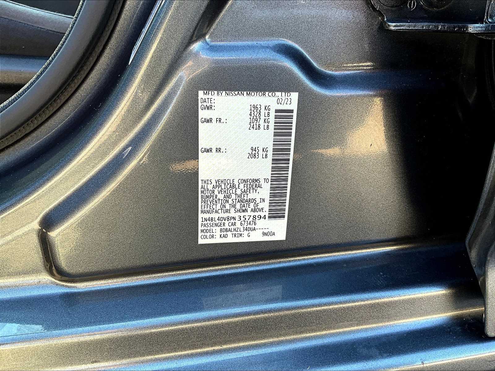 2023 Nissan Altima 2.5 SV - Photo 33