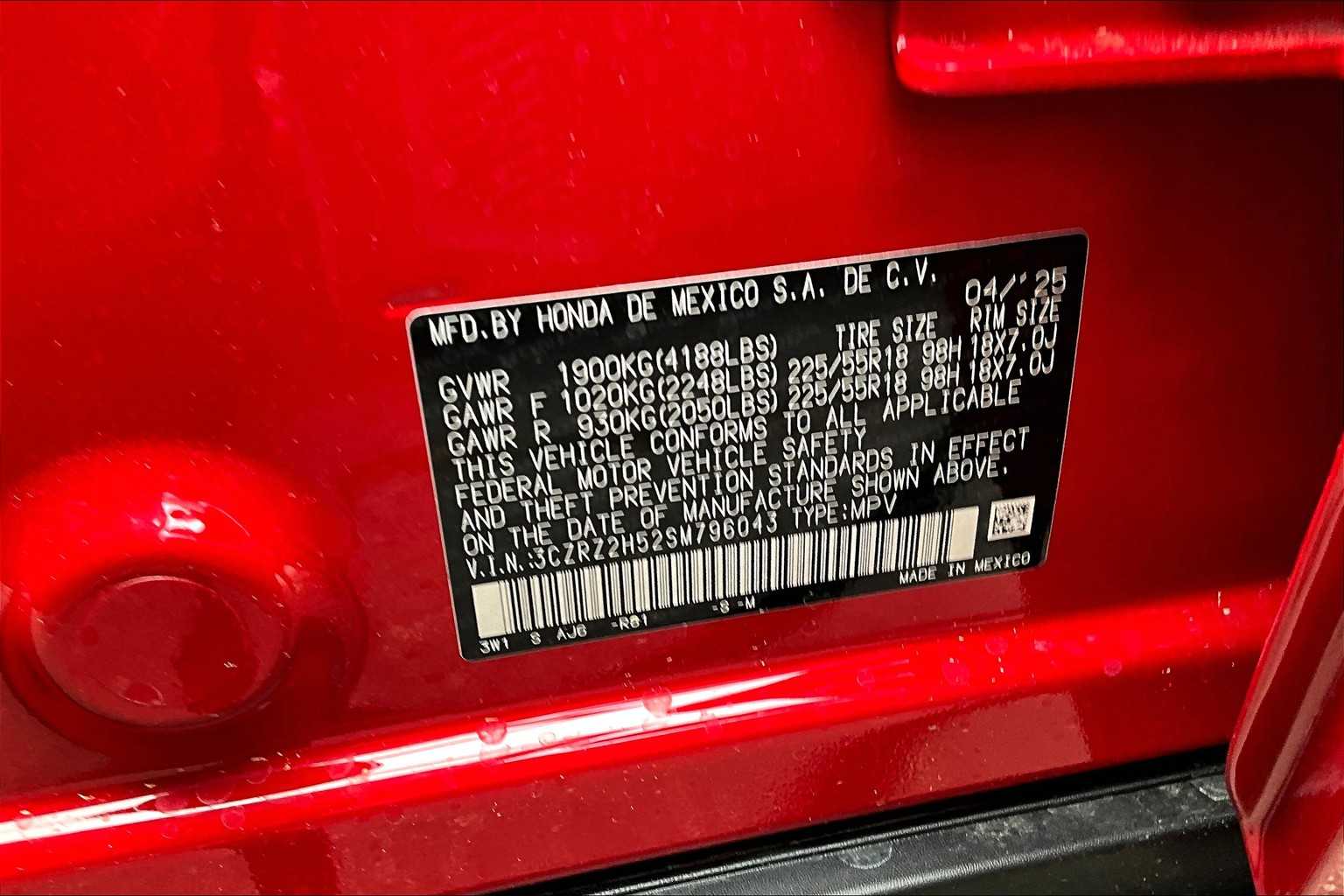 2025 Honda HR-V Sport - Photo 18