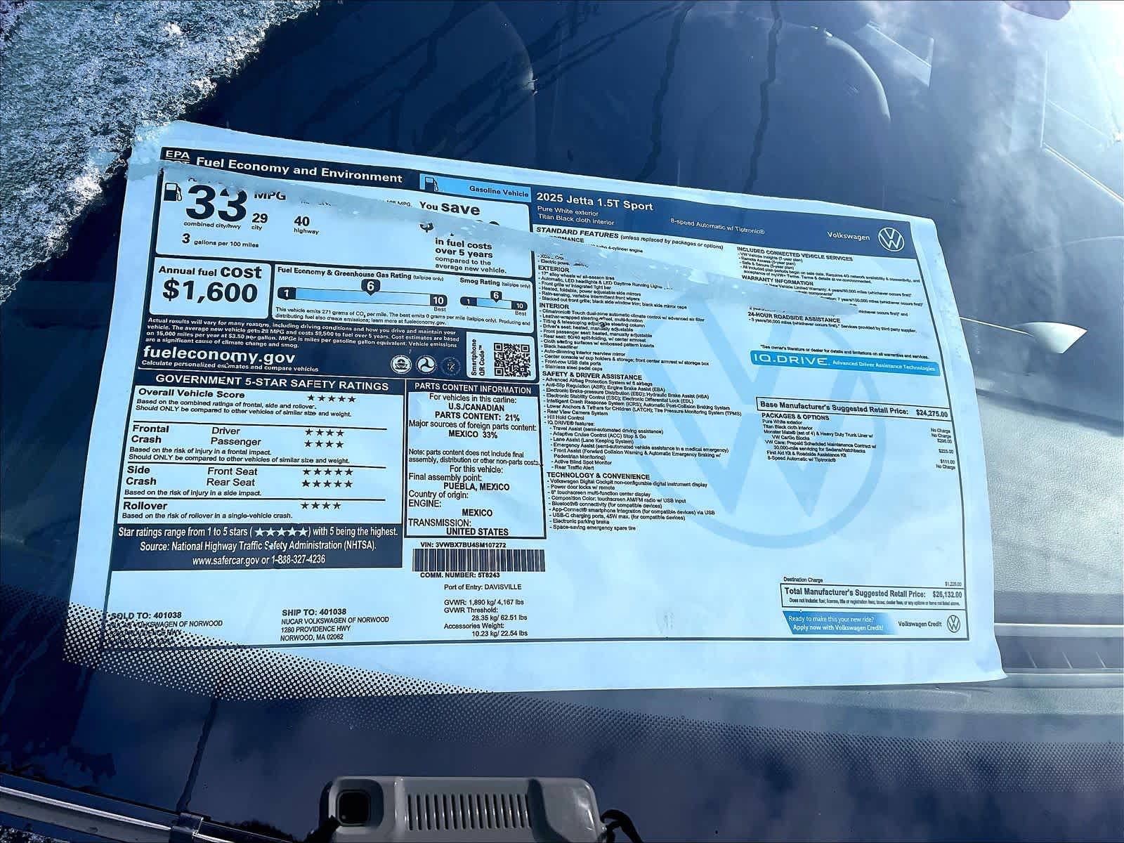 2025 Volkswagen Jetta Sport - Photo 18