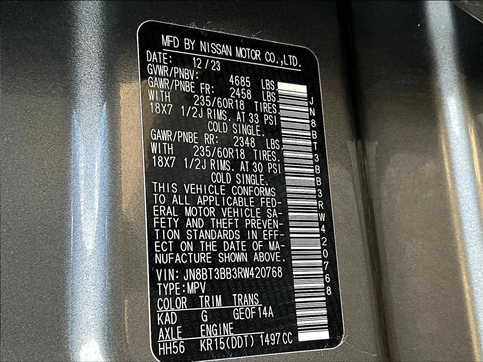 2024 Nissan Rogue SV - Photo 33