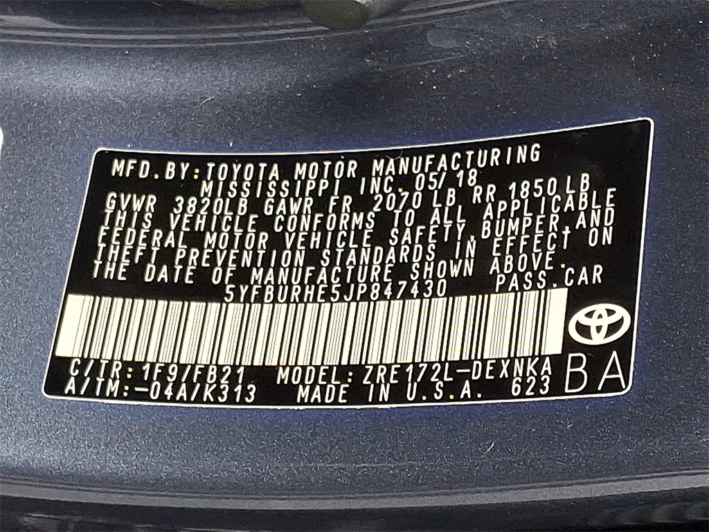 2018 Toyota Corolla LE - Photo 26