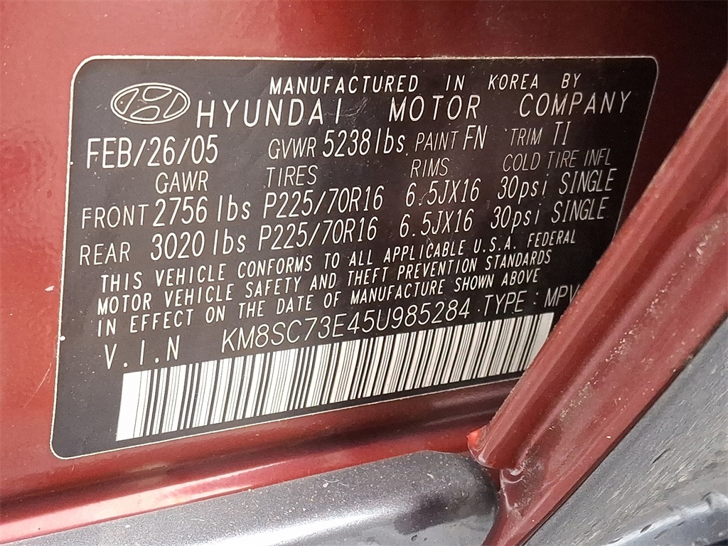 2005 Hyundai Santa Fe GLS - Photo 26