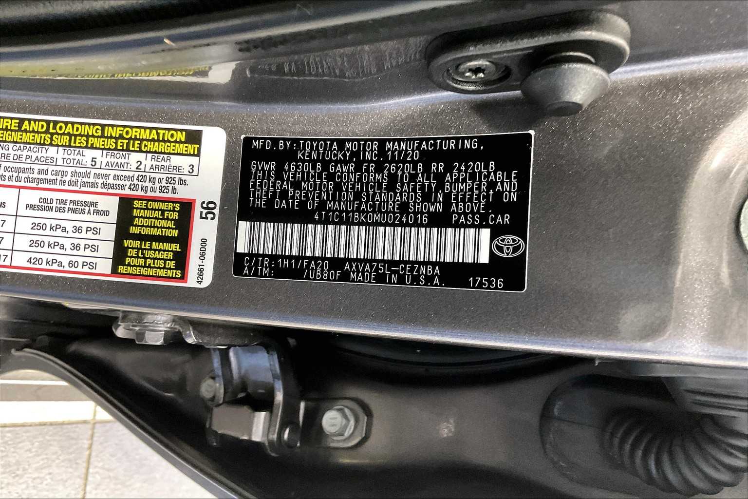 2021 Toyota Camry LE - Photo 35