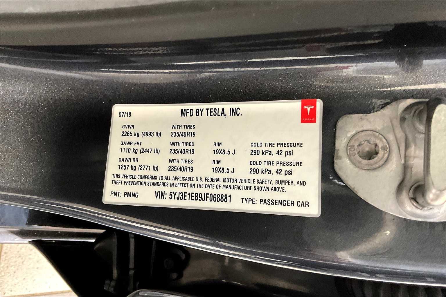 2018 Tesla Model 3 Long Range Battery - Photo 36