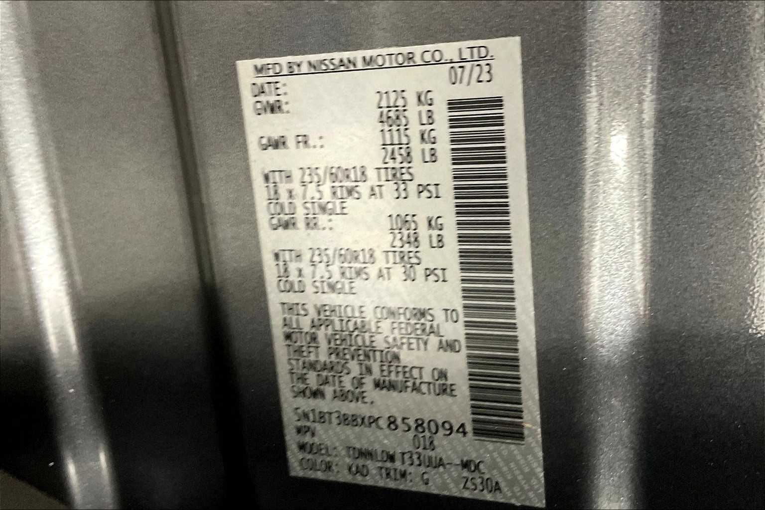 2023 Nissan Rogue SV - Photo 35