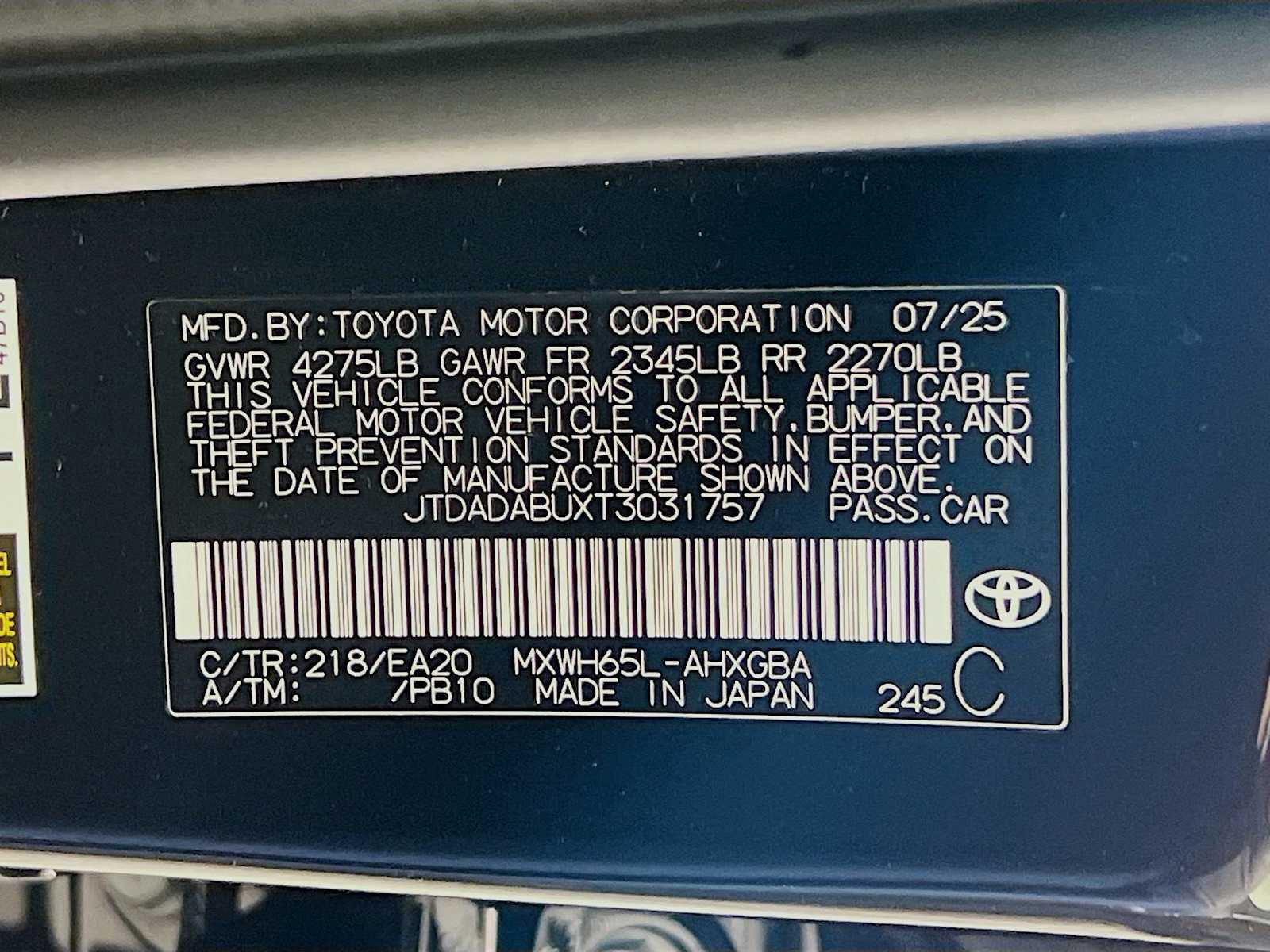 2026 Toyota Prius XLE - Photo 19