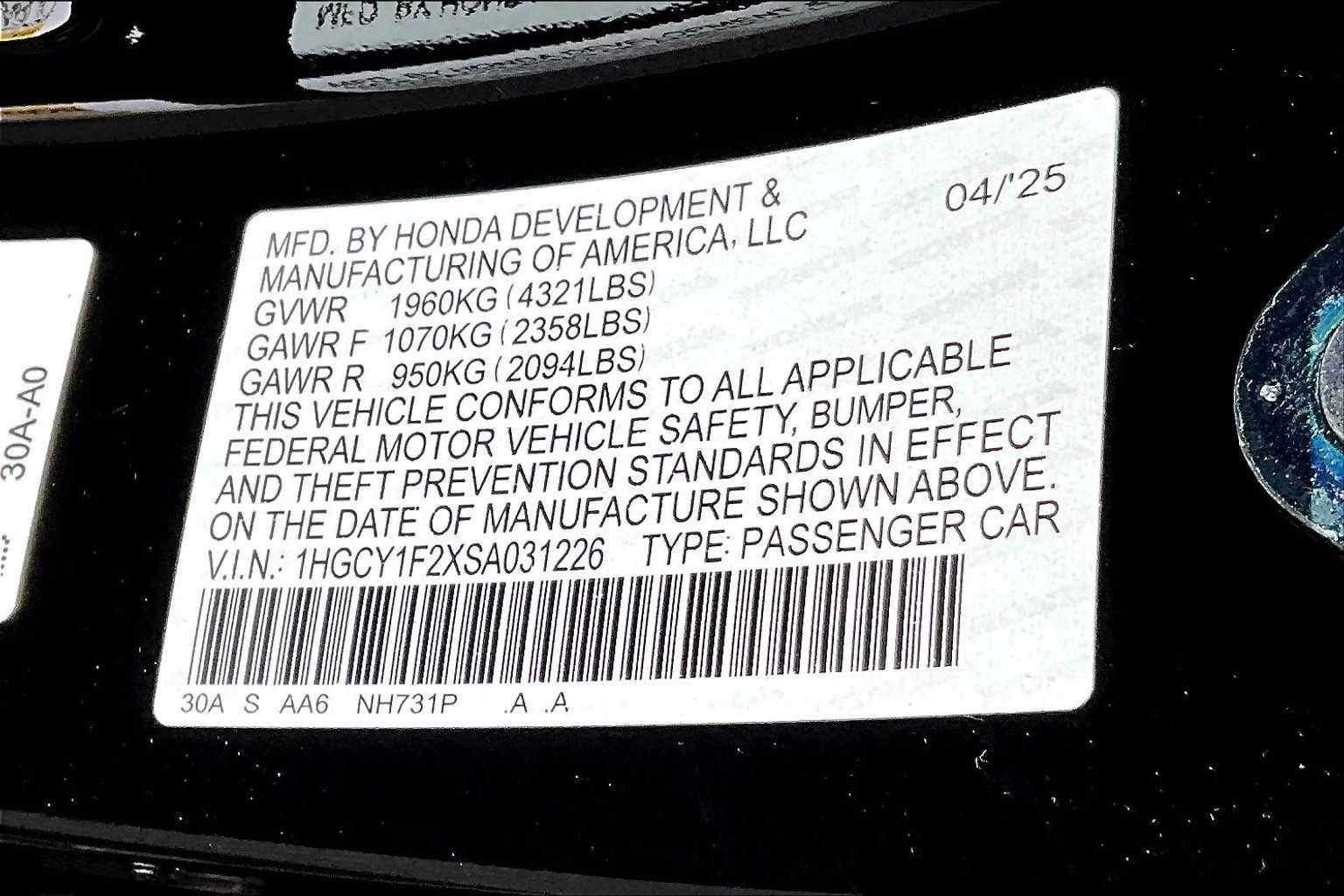 2025 Honda Accord LX - Photo 17