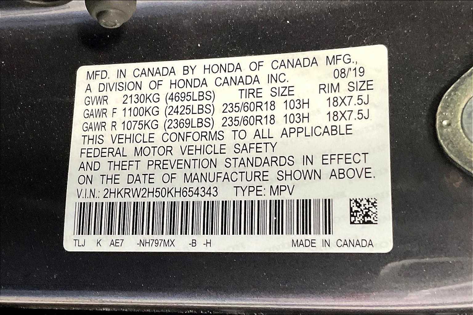 2019 Honda CR-V EX - Photo 36